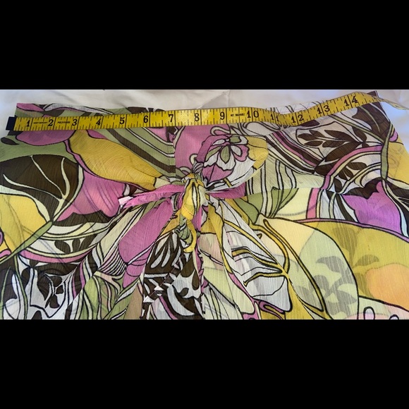 Boho Pants scarf style tie waist , swim cover up. Boutique - Picture 6 of 7